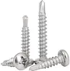 white pan head screws